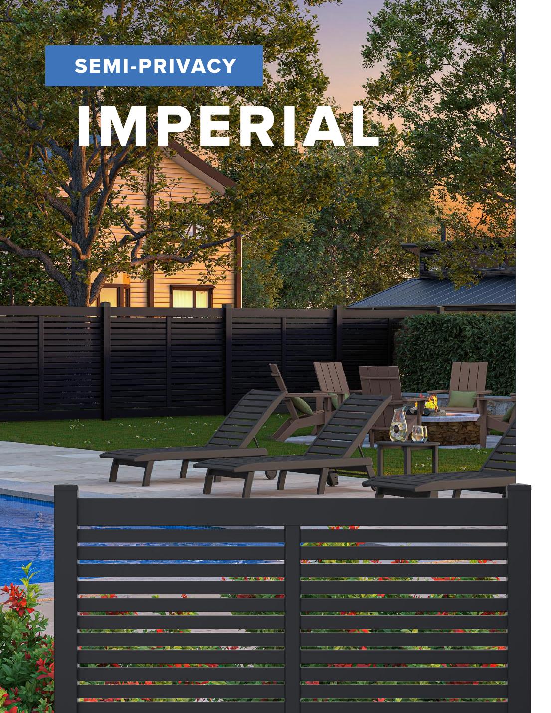 Superior Vinyl Semi-Privacy Fencing example