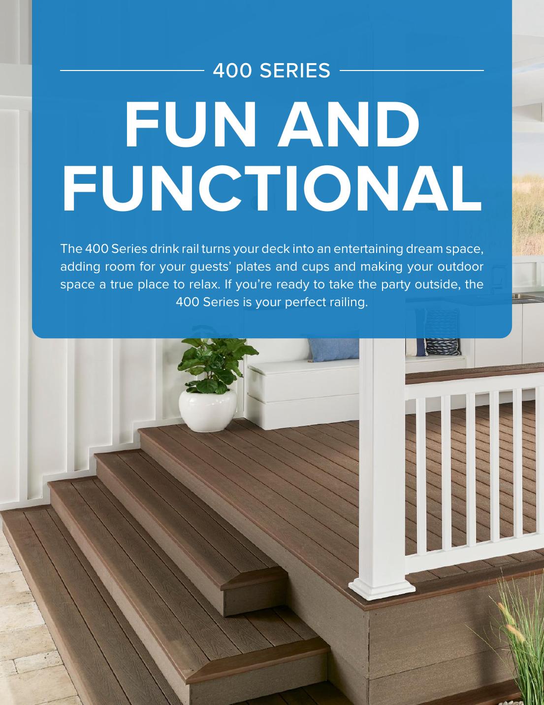Superior 400 Series Vinyl Railing example