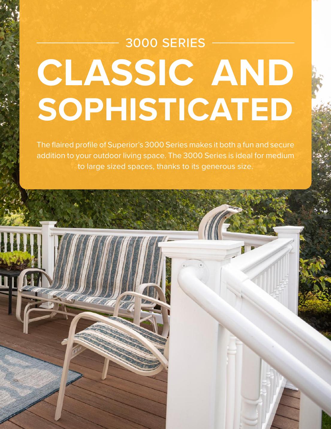 Superior 3000 Series Vinyl Railing example