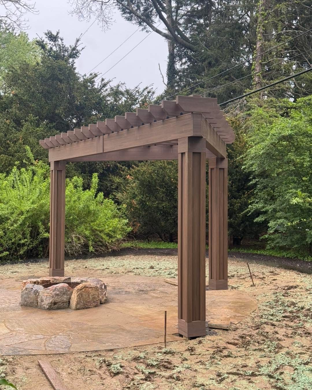 Pergola outdoor structure